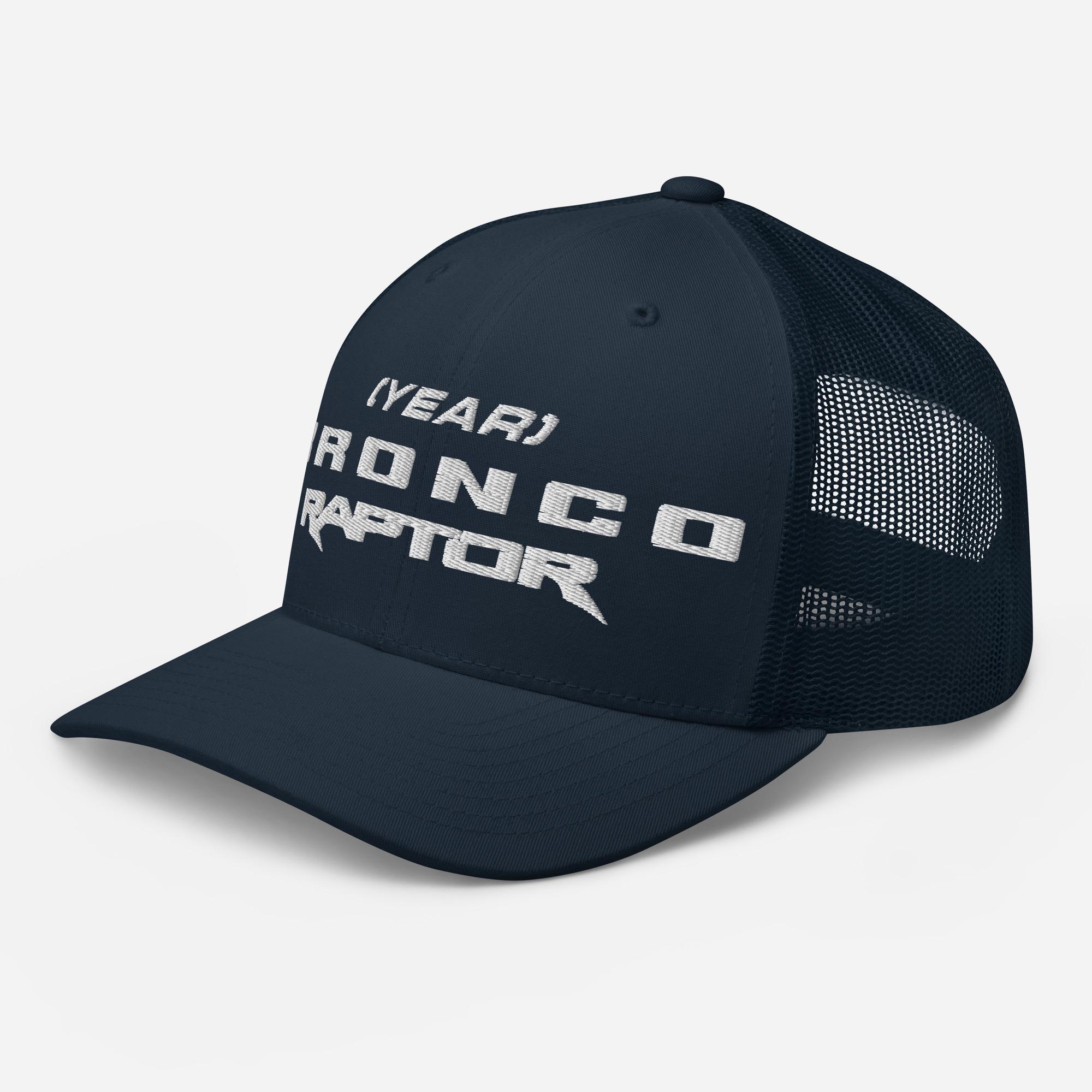 Ford Bronco Retro Vintage Style Relaxed Embroidered Trucker Hat Cap Gorra Raptor Vintage Bronco Hat Corduroy Patch – Ford Merchandise main image 2