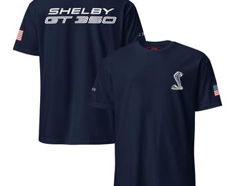 Custom Ford SHELBY GT350 US Flag  T-Shirt