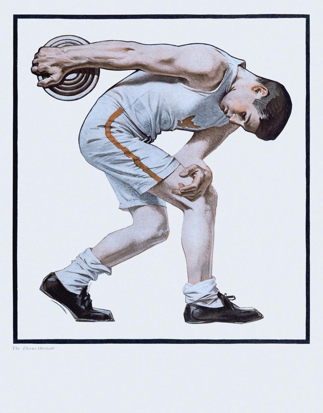 Track and Field Discus Poster 0000-3807 - Etsy