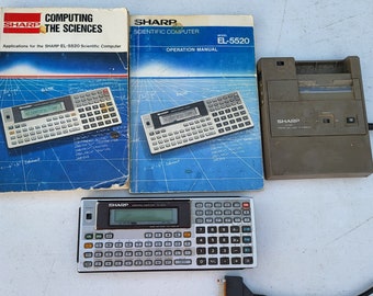 Sharp EL-5520 Programmable Scientific Calculator