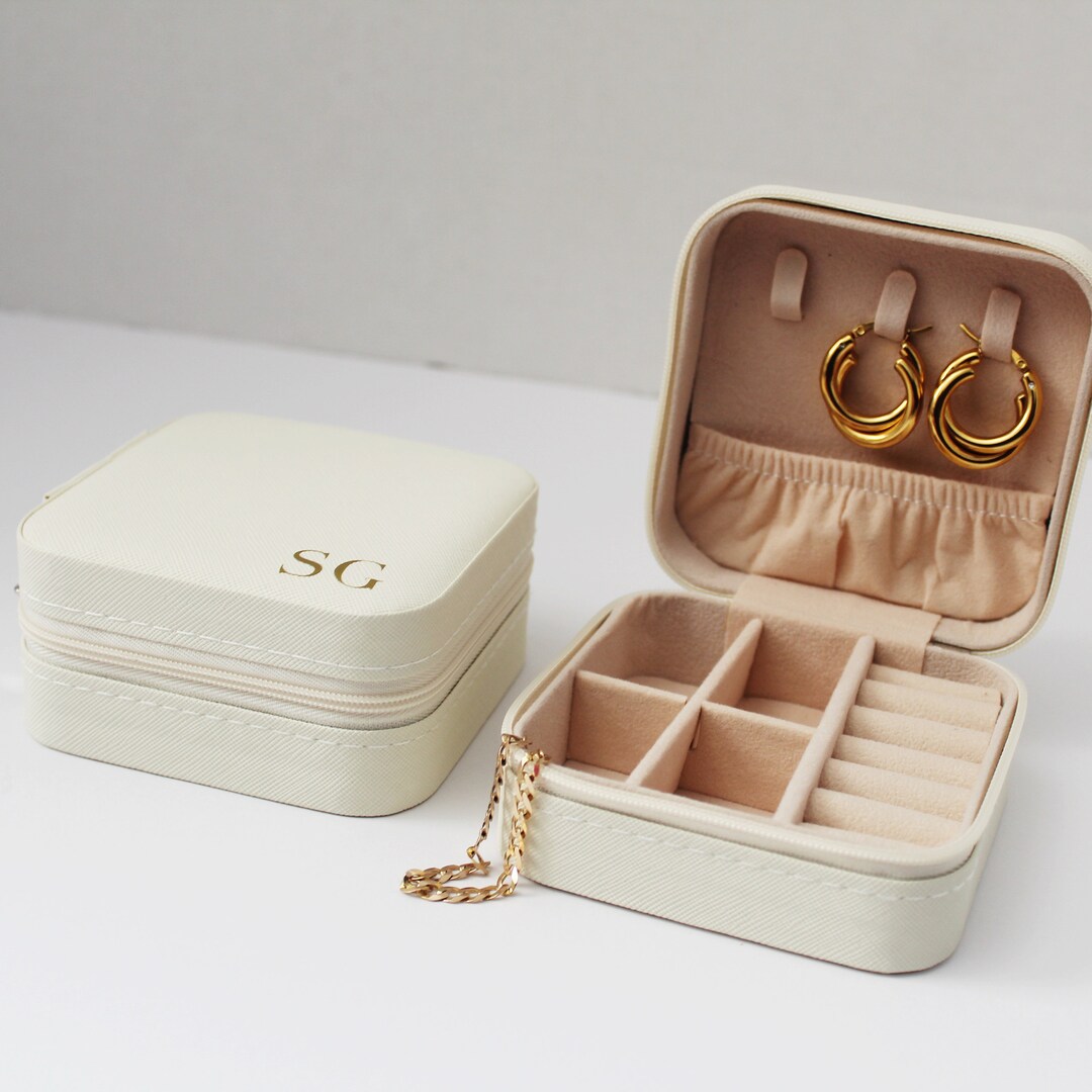 Personalised Travel Jewellery Box Bridesmaids Proposal Birthday Gift