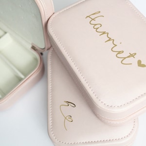 Joyero personalizado / Joyero para niños / Propuesta de dama de honor / Regalo de cumpleaños / Joyero con nombre / Almacenamiento de joyas