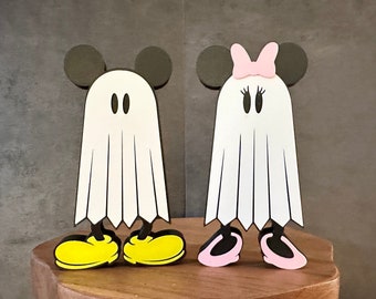Mickey Halloween Ghost 3D Print, Mickey Halloween, Decoration, 3D Print, Tiered Tray Decor, Halloween Decor, Tiered Tray Decor, Mickey Decor