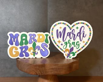 Mardi Gras Decor, Mardi Gras Decorations, 3D Print, Tiered Tray Decor, Tray Trinkets, Party Props, Mardi Gras Inspired, 3D Printed Decor