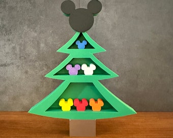 Large Mickey Christmas Tree 3D Print, Christmas Gift, Mouse Decoration, Stocking Stuffer, Holiday Decor, 3D Prints, Tiered Tray Decor, Gift