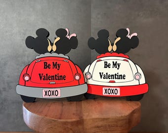 Mickey Valentines 3D Print, Mickey Decor, Valentines Love, Mickey Decoration, Cute Valentines Decor, Valentines Days Decor,Tiered Tray Decor