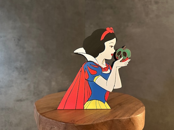 Princess With Poison Apple, Cute Princess Decor, 3D Print, Tiered Tray Decor, Princess Decoration, 3D Printed, Tray Trinkets, Party Props