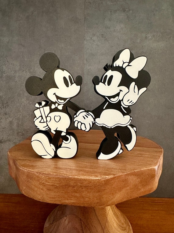 Mickey Minnie Vintage, Mickey Minnie 3D Printed Trinkets for