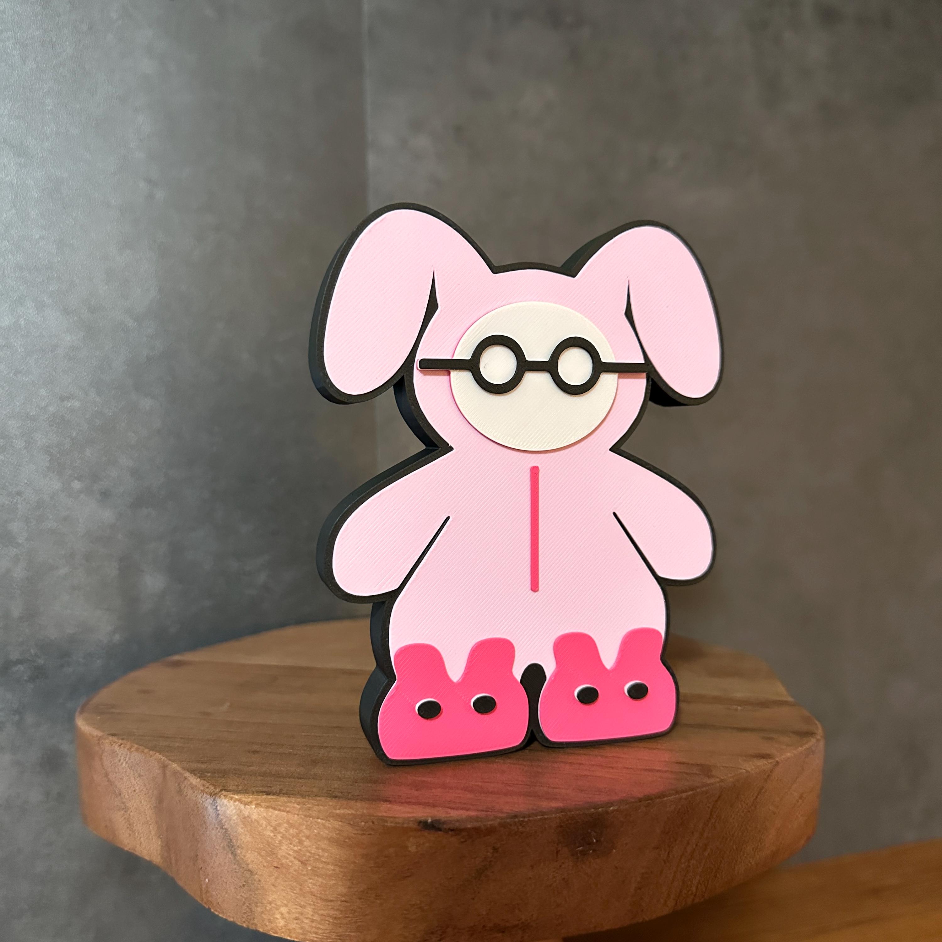 Subject Rabbit Ralph Ralph Bunny Suit Christmas 3D Print, Christmas Gift, Christmas Story ...