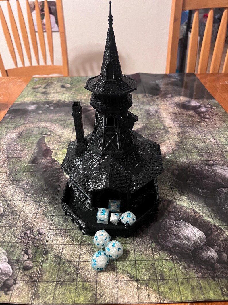 3D Printed Fantasy Tower | Tabletop RPG Terrain for Dungeons & Dragons ...