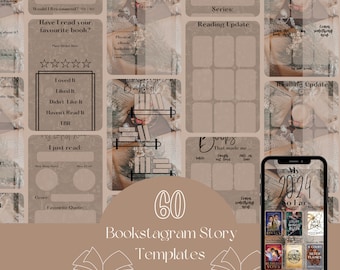 Enchanted Reader Bookstagram Story Templates General Pack Perfect for Book lovers of instagram
