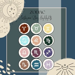 Zodiac: Instagram Highlight Covers