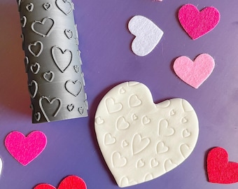 ¡ENVÍO RÁPIDO! Rodillo con forma de corazón para estampar galletas, fondant y arcilla