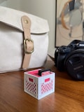 Mini Milk Crate SD Card Holder — 3D Printed Organizer, SD / Mini Sd / CFA Card Storage, Camera Accessory, Gift for Photographer