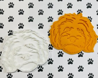 Cortador y sello de galletas con forma de perro impreso en 3D: Herramienta para hornear golosinas para mascotas
