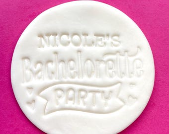 Cortador de galletas personalizado para despedida de soltera: recuerdo personalizado para despedida de soltera
