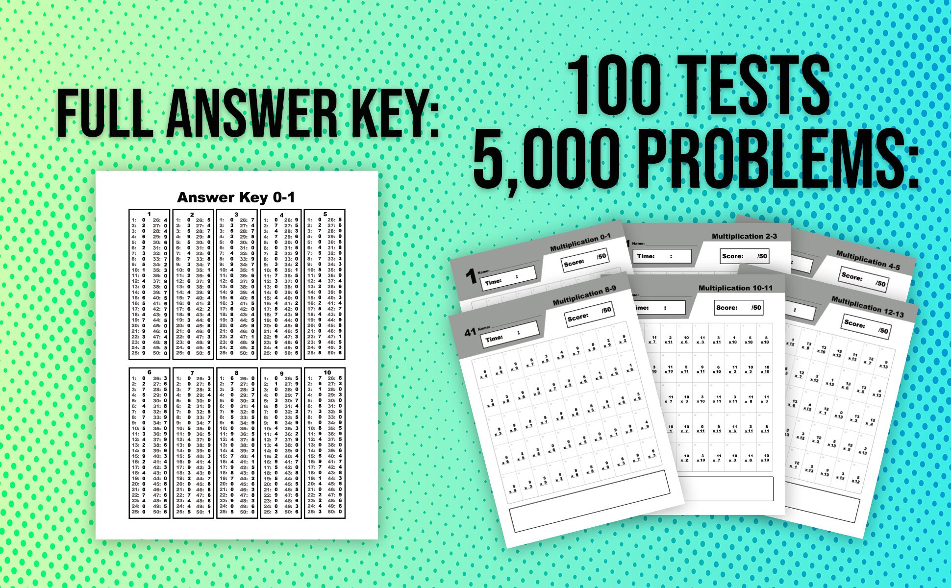 100-timed-math-tests-multiplication-etsy