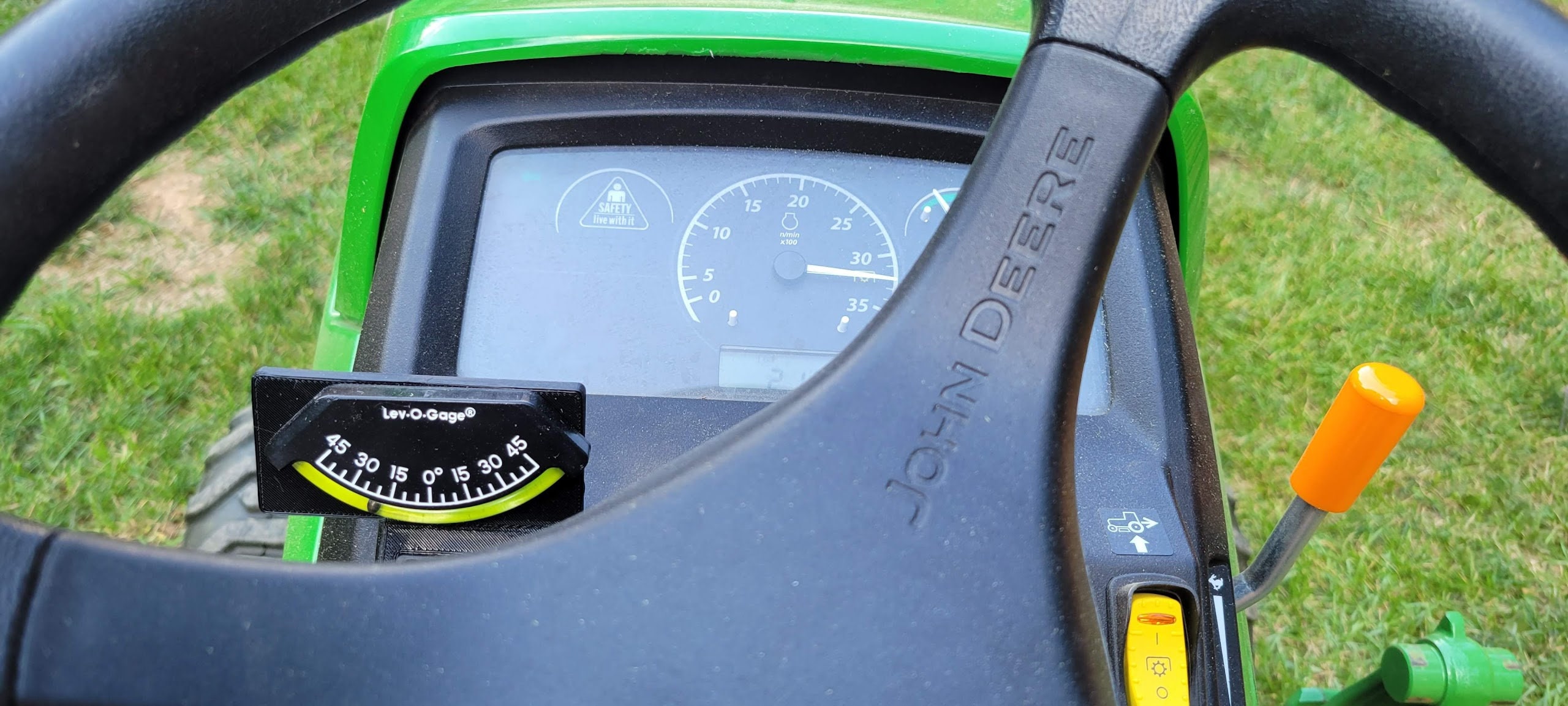 John Deere 1025R/2025R Tilt Gauge Mount Etsy