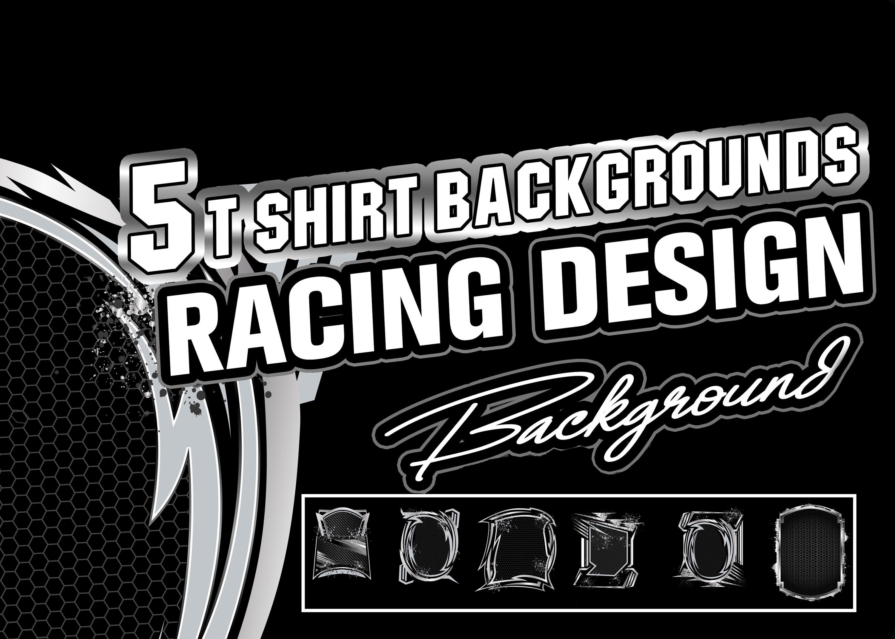 5 Silver Backgrounds For Your Racing Team - Racing Shirt, Sprint Cars, Drag Racing, Sport Shirt, Racing Team, Svg AI, EPs, For Dtf and Dtg