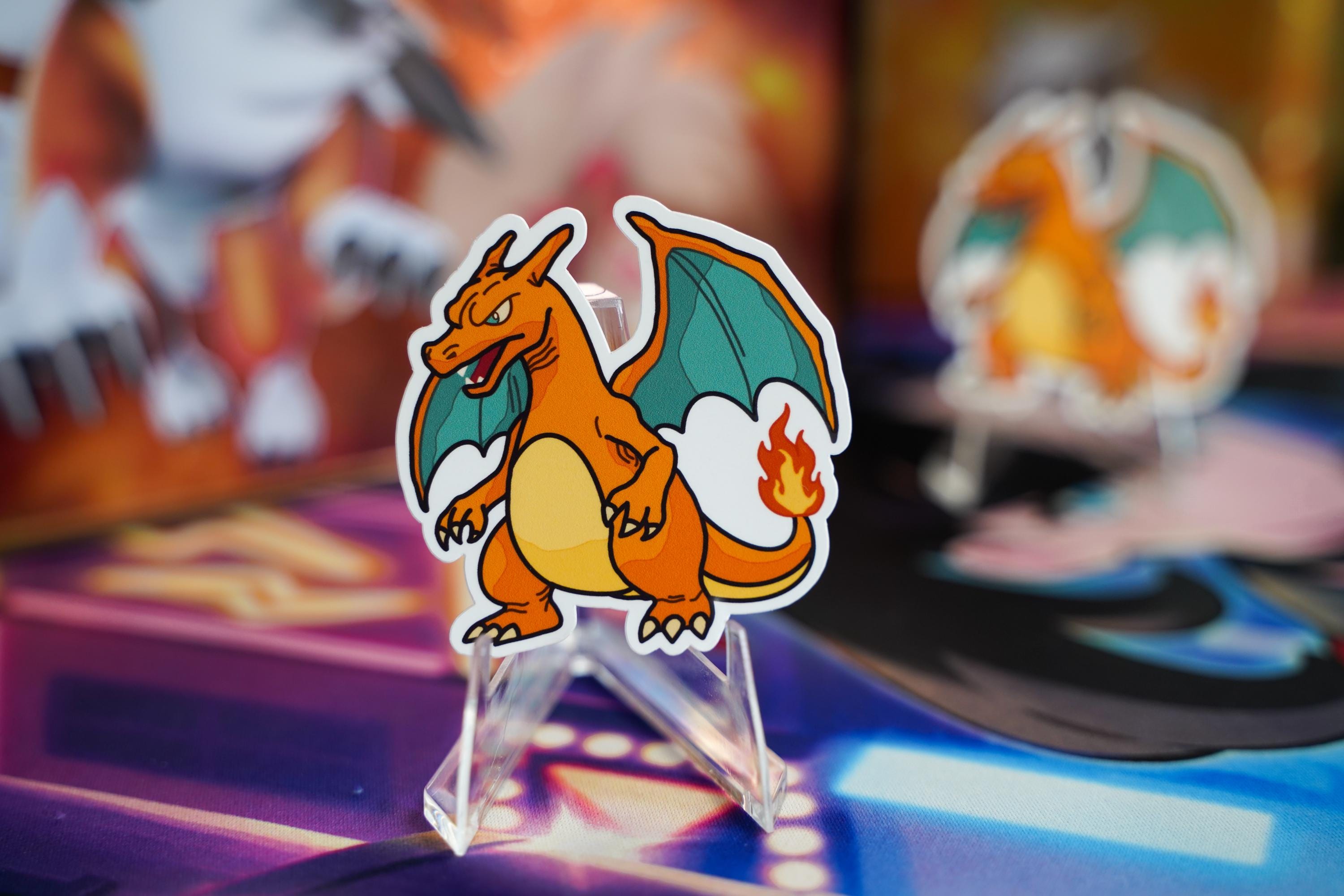 Charizard Sticker | Pokémon Stickers | Cute Stickers | Waterproof Vinyl ...