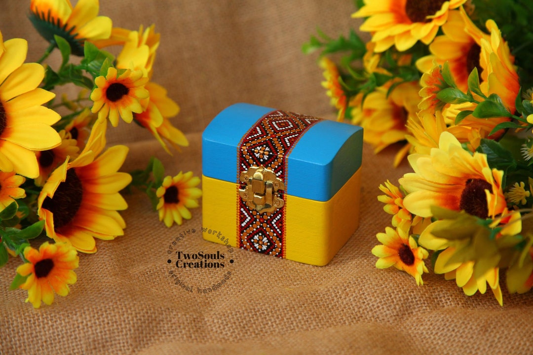 Ukrainian Box Ukrainian Wooden Box Handmade Box Jewelry Etsy