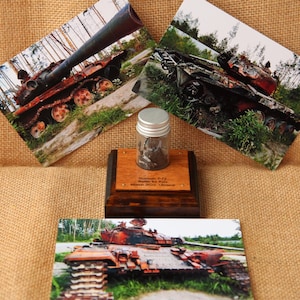 Piece of russian tank, T-72, Russian tank, Panzer statuette, Ukrainian figurines, Made in russian Recycled in Ukraine,  Made in Ukraine,