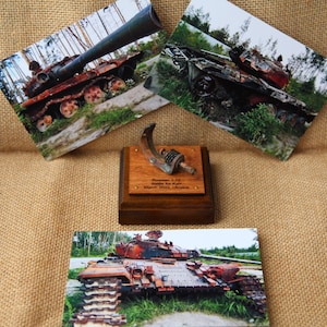 Piece of russian tank, T-72, Panzer statuette,  Made in russian Recycled in Ukraine, Russian tank, Russian figurines, Made in Ukraine,