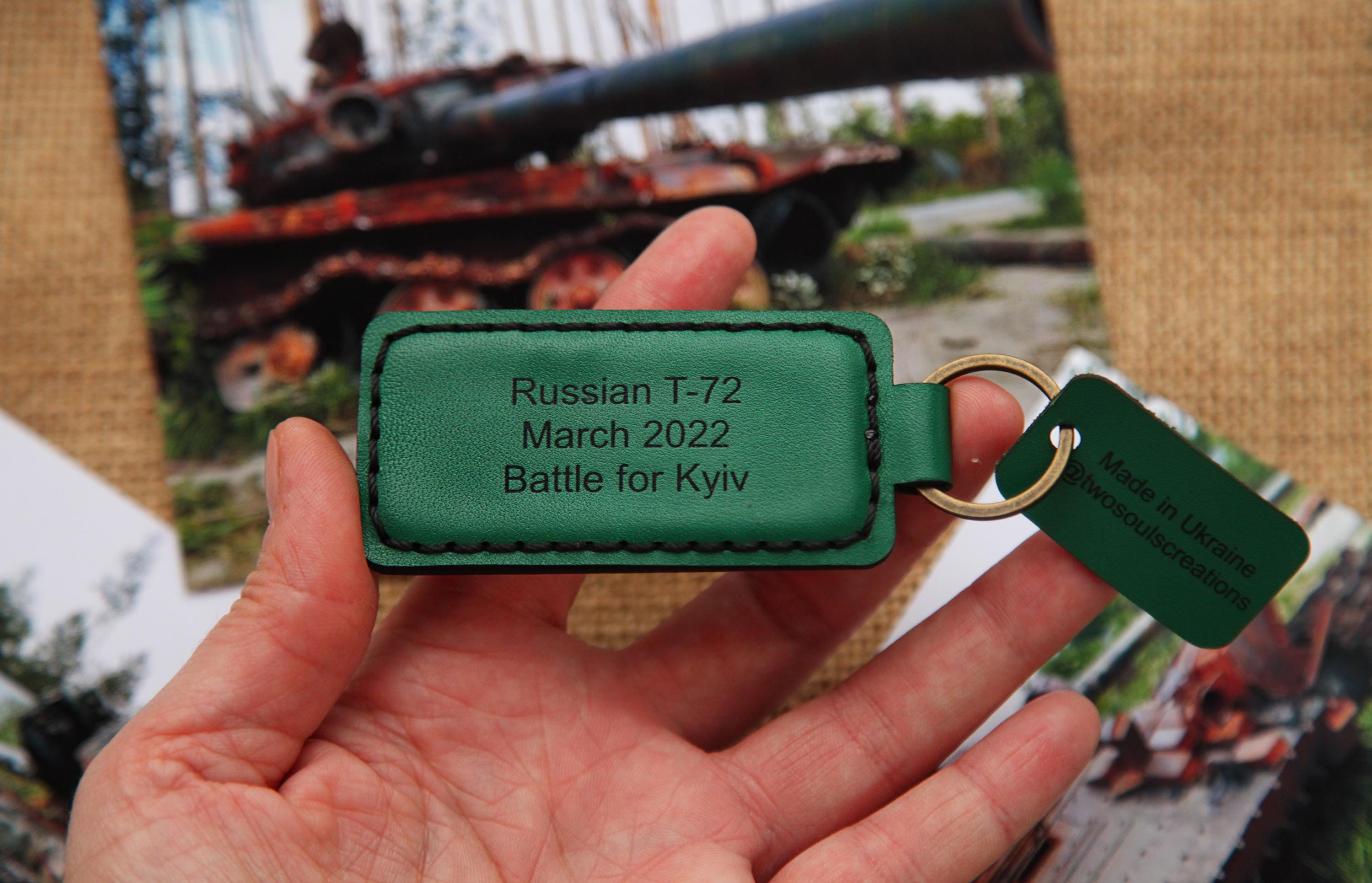 Panzer Keychain, Piece of Russian Tank, Made in Russian Recycled in ...