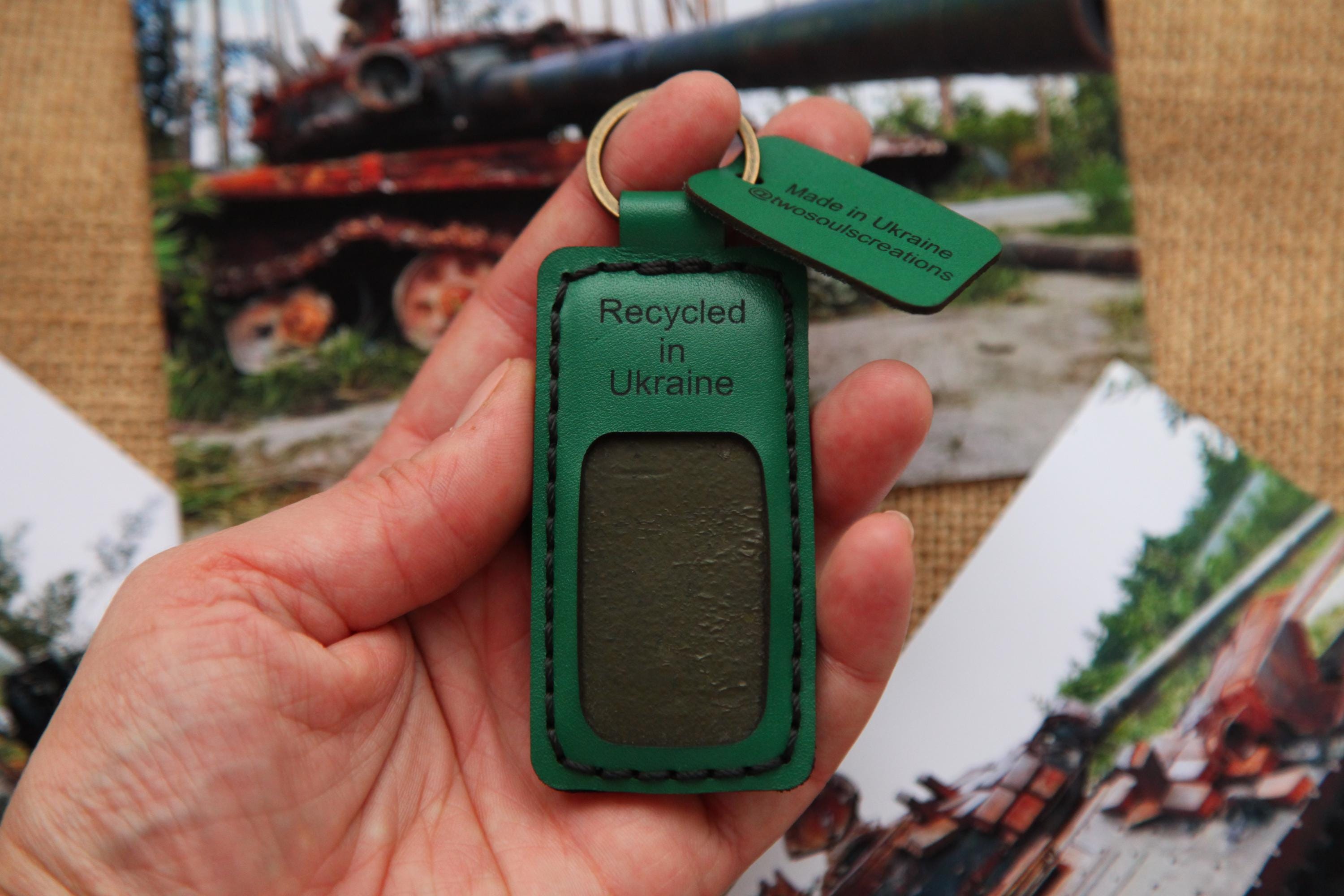 Panzer Keychain, Piece of Russian Tank, Made in Russian Recycled in ...