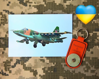 Aircraft keychain, Aircraft keyring, SUKHOI, SU-25, Piece of russian aircraft, Shot Down in Ukraine, War Keychain, Made in Ukraine,