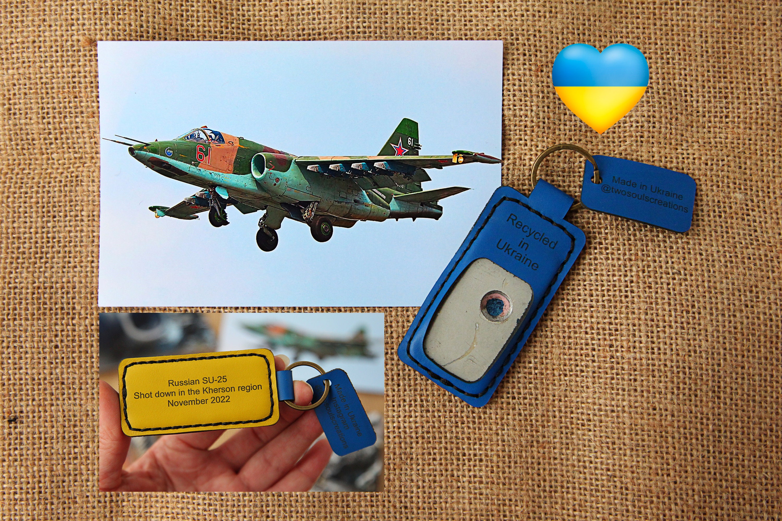 Aircraft Keychain, SU-25, SUKHOI, Aircraft Keyring, Shot Down in ...