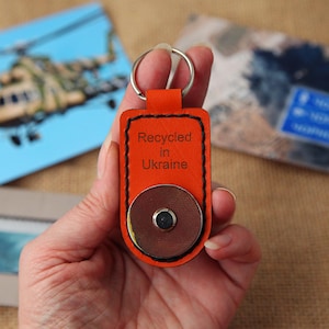 Aircraft keychain, Piece of Russian Helicopter, Mi-8, Keychain from Russian Combat Helicopter, War keychain, Aircraft, Made in Ukraine