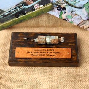 Pieces fuselage skin of Russian SU-25SM, Aircraft statuette, SU-25SM, Piece of russian aircraft, SUKHOI,Shot Down in Ukraine,Made in Ukraine