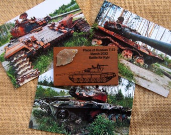 Imán de Panzer, pieza de tanque ruso, T-72, tanque ruso, hecho en Rusia, reciclado en Ucrania, imán de nevera, imán hecho a mano, regalo perfecto