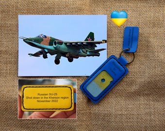 Aircraft keyring,  SU-25, Aircraft keychain, SUKHOI,  Shot Down in Ukraine, Piece of russian aircraft, War Keychain, Made in Ukraine.