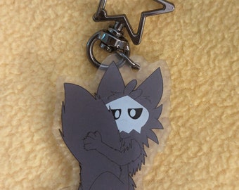 Changed Puro Furry Acrylic Keychain (Double Sided)