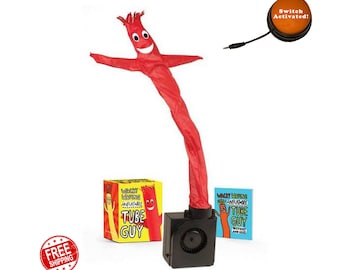 Switch Adapted Mini Tabletop Wacky Waving Inflatable Tube Guy Toy | Special Needs