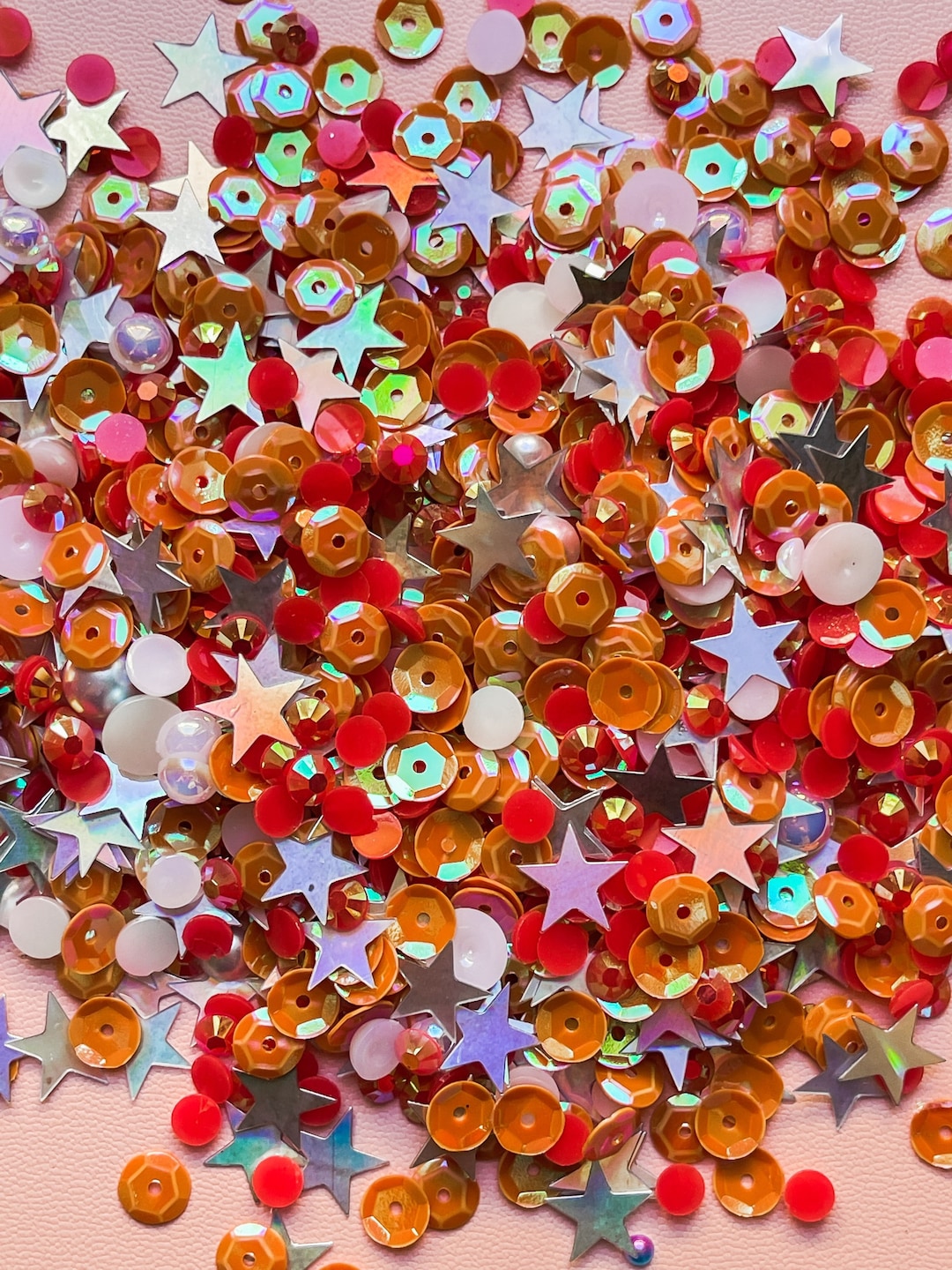 Cute Rhinestone Mix “warm Hug” | Sequin Mix | Embellishment Mix - Etsy