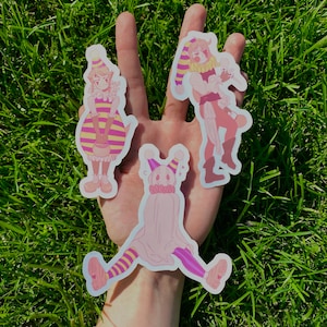 Costumed Clowns / 3in Waterproof Sticker / Weatherproof Sticker ...
