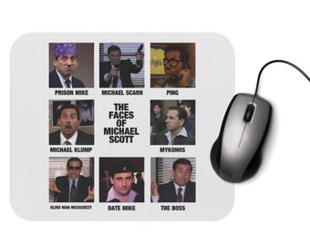 PRISON MIKE + more! The Office Mouse pad, The Office Christmas Gift, Michael Scott Gift, Funny Prison Mike Mouse Pad, Date Mike Funny Gift