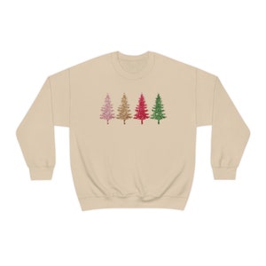 Christmas Tree Sweatshirt, Womens Christmas Sweater, Matching Family Sweatshirts, Trendy Holiday Sweater, Winter Sweater, Sparkly Glam xmas