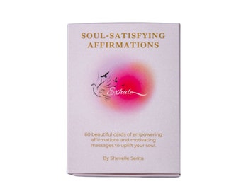 Tarjetas de afirmación que satisfacen el alma: afirmaciones empoderadoras y mensajes motivadores para elevar su alma