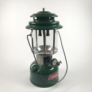 Coleman 220H Mai 1973 Double Mantle Petroleum Drucklampe Laterne Sehr Sauber