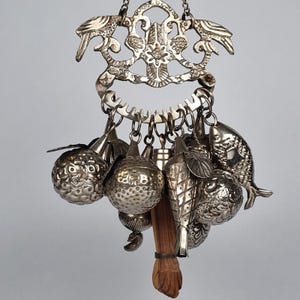 Ragastens Large Penca De Balangandan Brazilian Slave Amulet Chatelaine 10 Charms African American