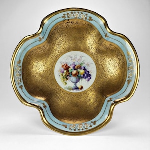 Vintage Pickard China Etched Gold - Etsy