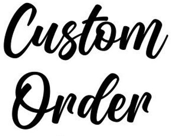 Custom order fee