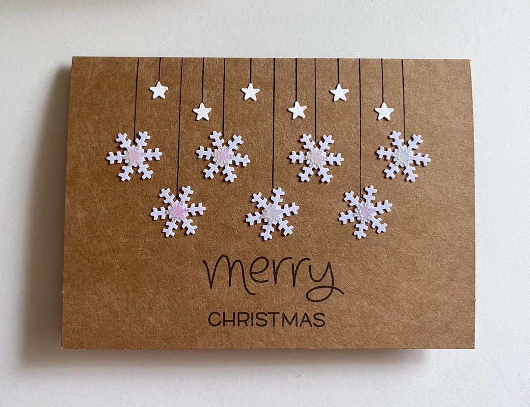 Snowflakes & Stars Notecards - Etsy