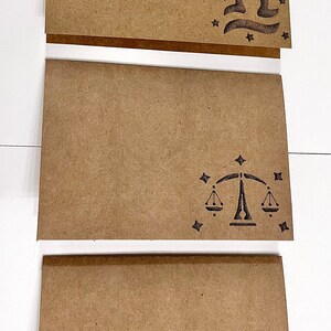 Natural Libra Notecards