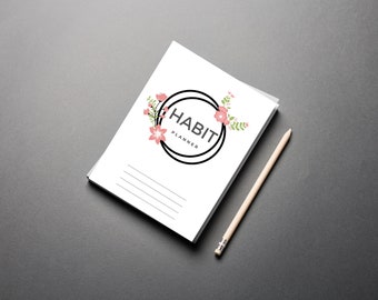 5 Pages Daily Habit planner, Goal planner, 2022 habit tracker,  best goal setting, habit tracker weekly, weight loss planner, meal planner