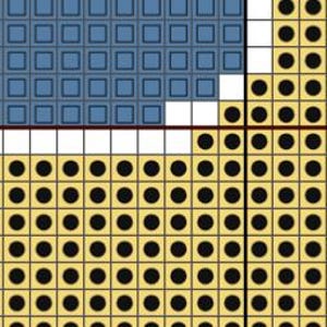 Kruissteekpatroon: logo programmeertaal Python afbeelding 2